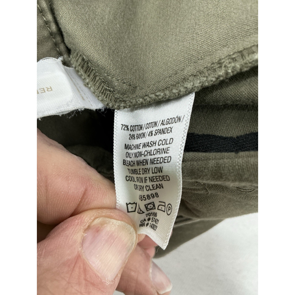 Womans Excellent Loft Marisa Pants Size 2 Army Green Skinny Ankle 0251/D-5 - Picture 5 of 7